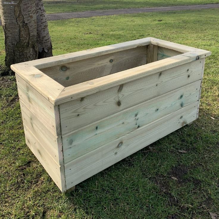 The Scawby wooden planter box